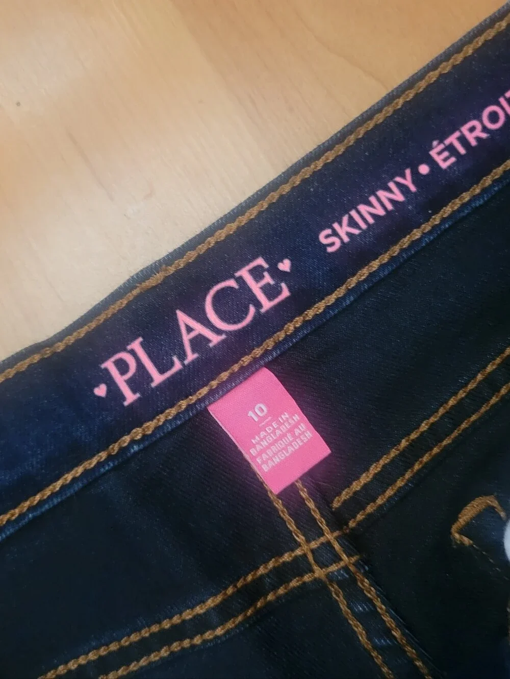 Two Pairs The Children's Place Dark Indigo Skinny Jeans